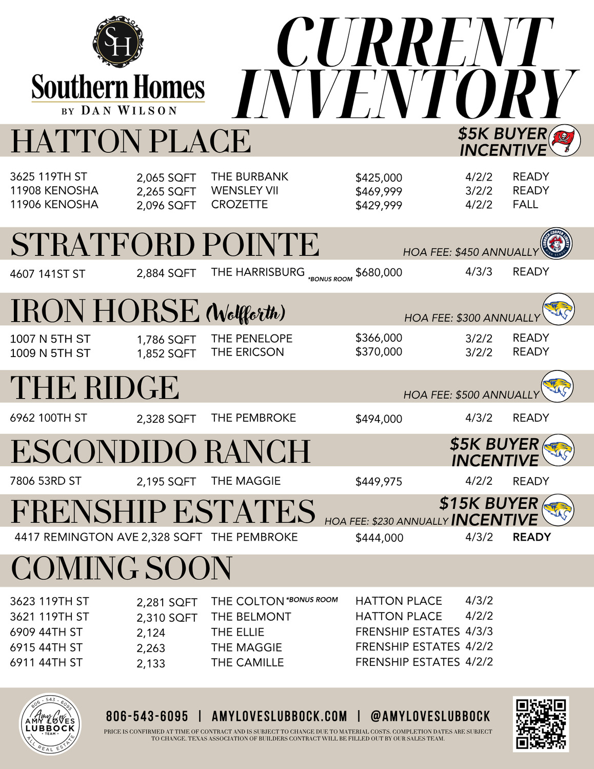 Southern Homes Flyer